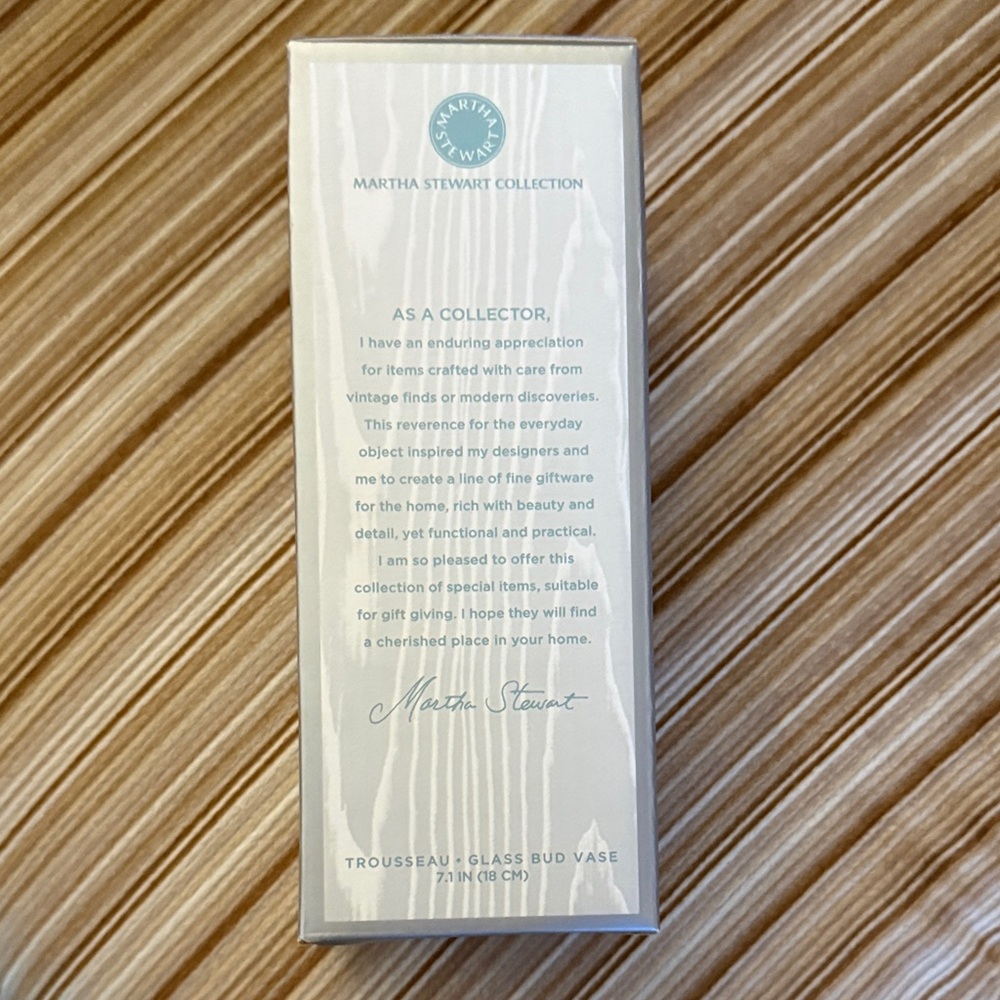Martha Stewart Collection Glass Bud Vase - Picture 2 of 6